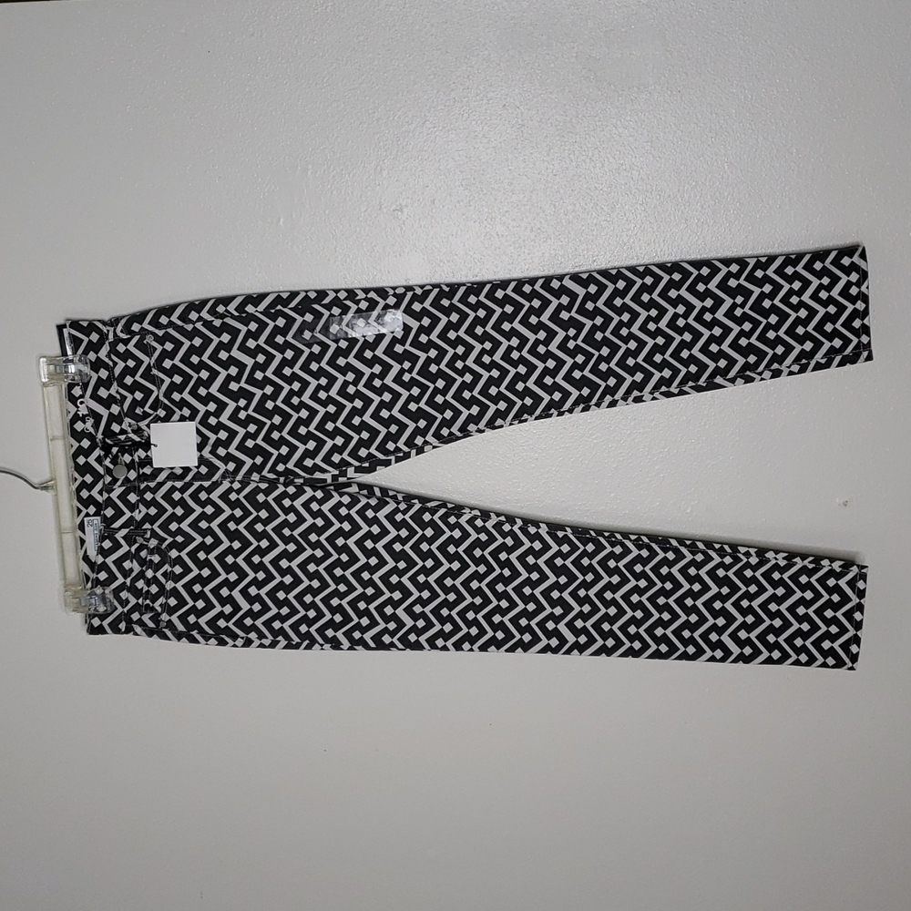 NEW Gap 1969 Geometric Print Legging Jeans Skimmer 25 Retro Summer Vacation RARE